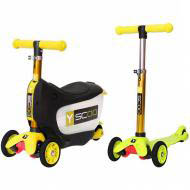 �������-������� 3 � 1 Y-SCOO ������ Mini Jump&Go, ���� yellow 